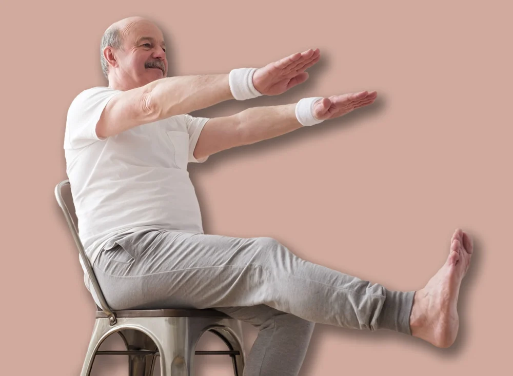 Elderly,Man,Practicing,Yoga,Asana,Or,Sport,Exercise,For,Legs