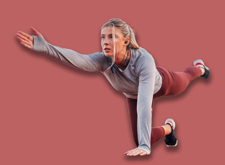 Young,Woman,Passionate,About,Sports,Exercises,Outdoors,On,A,Running