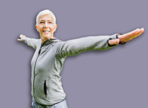 Portrait,Of,Healthy,Fit,Senior,Woman,Doing,Fitness,Exercise,In