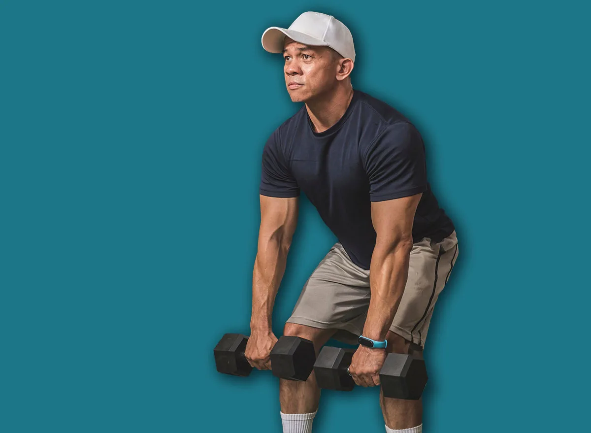 A,Fit,Man,And,His,Protege,Does,Dumbbell,Romanian,Deadlifts