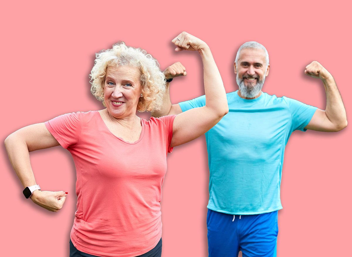 Portrait,Of,A,Middle,Aged,Woman,And,Man,,A,Couple,