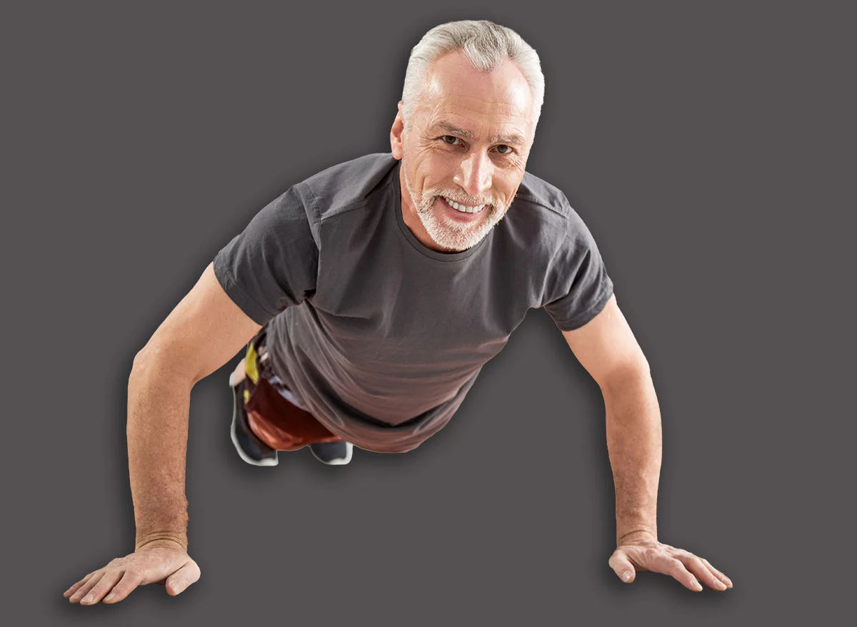 Sporty,Mood.,Positive,Delighted,Retirement,Keeping,Smile,On,His,Face