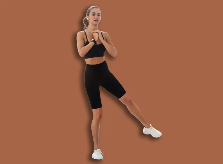 Full,And,Lower,Body,Workout.,Focused,Sporty,Woman,Exercising,With