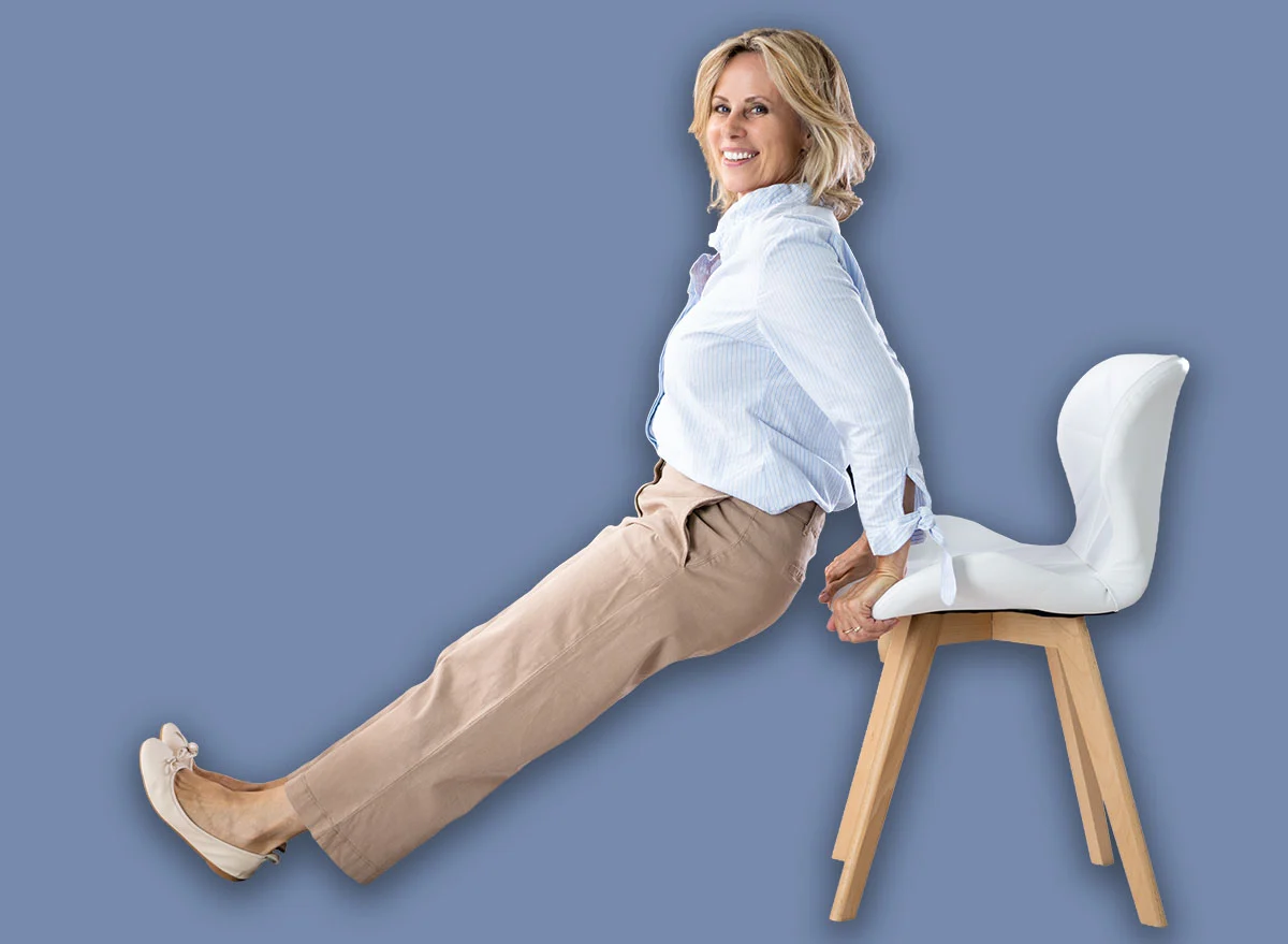 Chair,Triceps,Dip,In,Office.,Workout,Exercise,At,Desk
