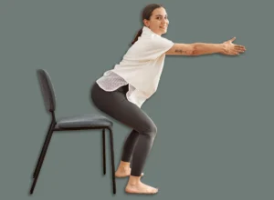 Young,Hispanic,Woman,Smiling,Confident,Stretching,At,Sport,Center.